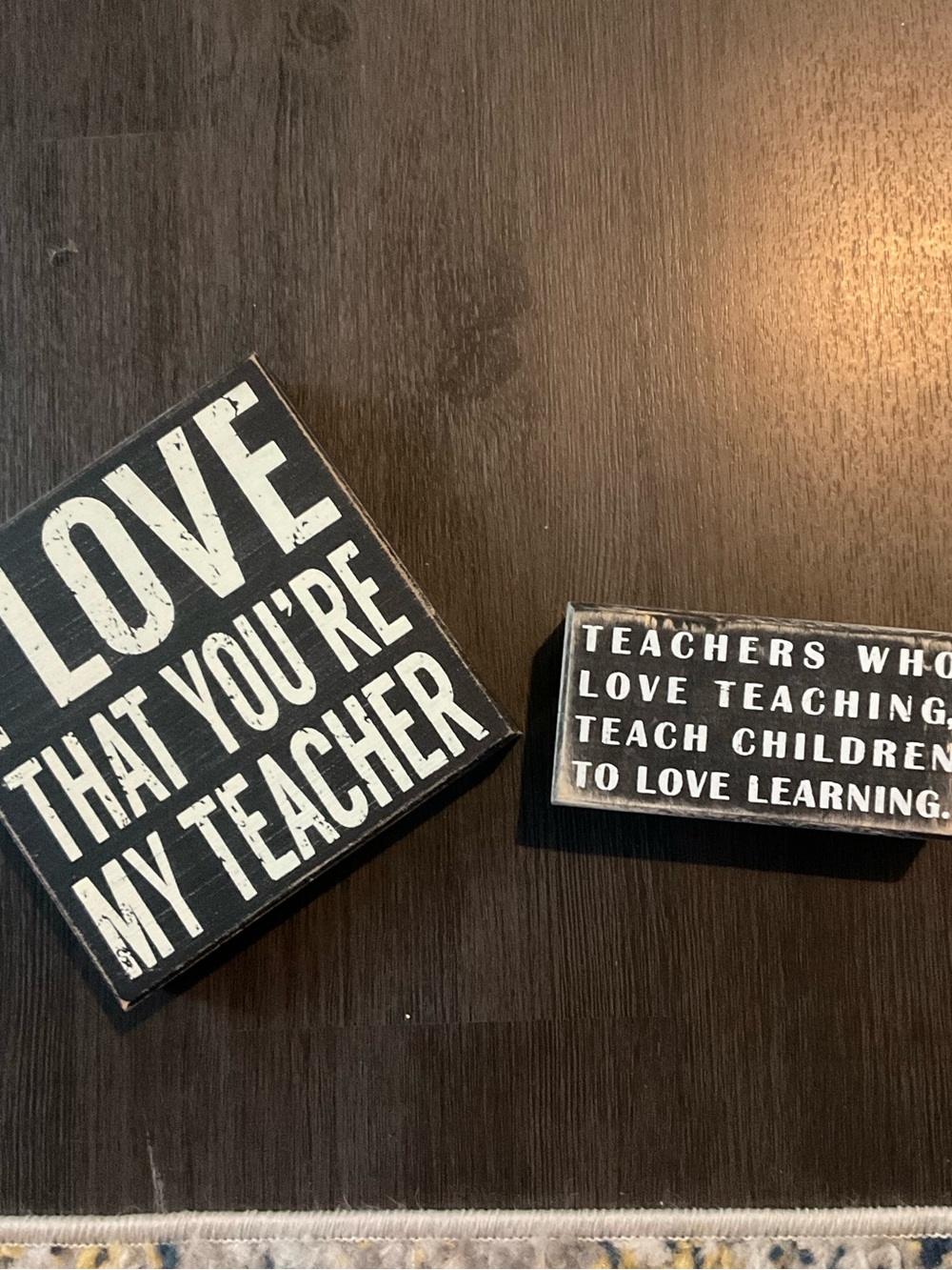 Primitives by Kathy Black Wooden Wall Signs - Pair